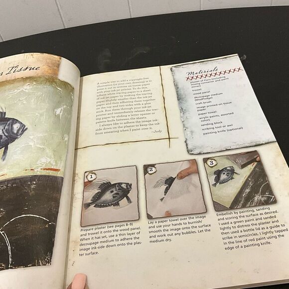 Plaster Studio Mixed Media Techniques Painting Casting and Sculpting Book - Picture 4 of 16